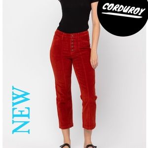 Judy Blue Cropped Corduroy Womens Jeans